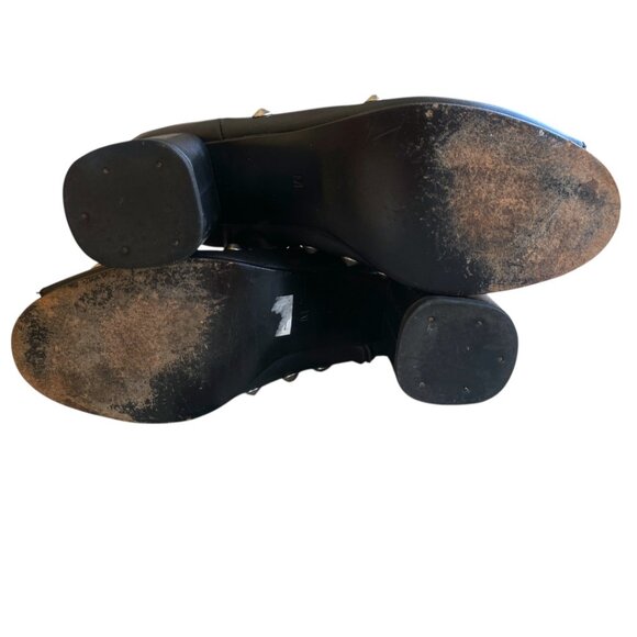 Junya Watanabe Leather Studded Boots Comme Des Garcon - Size 8 - Picture 15 of 15